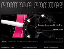 Tablet Screenshot of primateframes.com.au